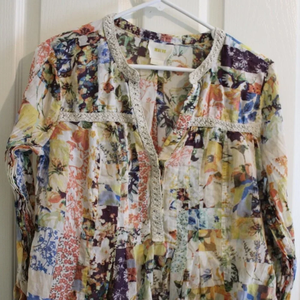 Maeve - Quilt Pattern Peasant Blouse (Size 10) - Picture 1 of 3
